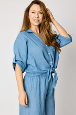 V-Neck Tye Front (3 Colors) - Jacqueline B Clothing
