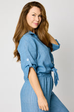 V-Neck Tye Front (3 Colors) - Jacqueline B Clothing