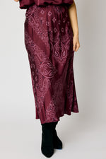 Bandana Satin Biased Skirt (3 Colors)