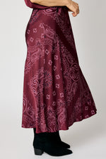 Bandana Satin Biased Skirt (3 Colors)