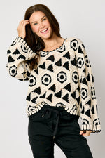Crochet Sweater (2 Colorways) - Jacqueline B Clothing
