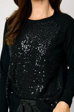 Sequins Front Sweater (4 Colors) - Jacqueline B Clothing