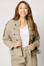 Linen Sgt. Pepper Jacket (4 Colors) - Jacqueline B Clothing