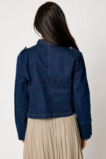 Denim Sgt. Pepper Jacket - Jacqueline B Clothing