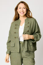 Linen Sgt. Pepper Jacket (4 Colors) - Jacqueline B Clothing