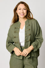 Linen Sgt. Pepper Jacket (4 Colors) - Jacqueline B Clothing