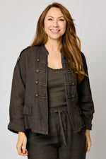 Linen Sgt. Pepper Jacket (4 Colors) - Jacqueline B Clothing