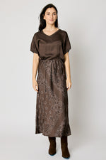 Bandana Satin Biased Skirt (3 Colors)