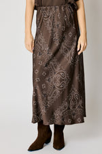 Bandana Satin Biased Skirt (3 Colors)