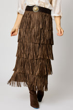 Fringe Skirt Chocolate