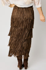 Fringe Skirt Chocolate