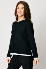 Shirted Sweater (4 Colors)