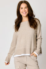 Shirted Sweater (4 Colors)