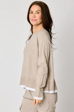Shirted Sweater (4 Colors)