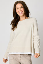 Shirted Sweater (4 Colors)