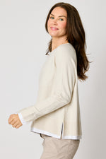 Shirted Sweater (4 Colors)