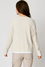 Shirted Sweater (4 Colors)