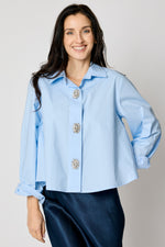 Rhinestone Oversized Men's Shirt (2 Colors)