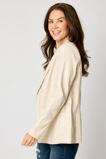 Faux Leather Blazer (2 Colors) - Jacqueline B Clothing