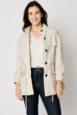 Rhinestone Trim Jacket (2 Colors)