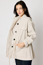 Rhinestone Trim Jacket (2 Colors)
