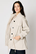 Rhinestone Trim Jacket (2 Colors)