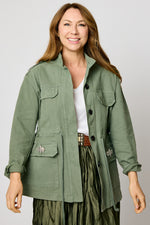 Rhinestone Trim Jacket (2 Colors)