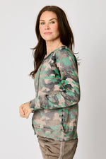 Camo Lightweight Cardigan