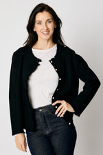 Cropped Fringe Cardigan (2 Colors)