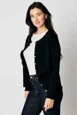 Cropped Fringe Cardigan (2 Colors)
