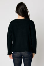 Cropped Fringe Cardigan (2 Colors)