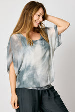Italian Silk Drape Top (5 Colors) #63