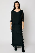 V-Neck Raw Edge Blouse (3 Colors) #53