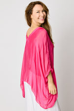 V-Neck Flowing Blouse #55 (4 Colors)