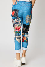 Patched Heart Italian Stretch Pant