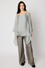Italian Silk Soft Flowing Top #62 (5 Colors) - Jacqueline B Clothing