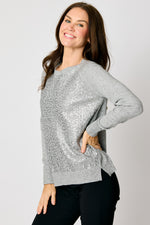 Sequins Front Sweater (4 Colors) - Jacqueline B Clothing
