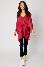 Italian Silk Draw Waist Shirt (3 Colors) #37