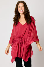 Italian Silk Draw Waist Shirt (3 Colors) #37