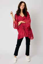 Italian Silk Draw Waist Shirt (3 Colors) #37