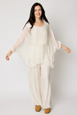 Italian Silk Double Layer Top #73 (2 Colors)
