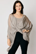 Italian Silk Drape Front #96
