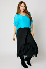 Italian Silk V-Neck Tee #909 (3 Colors)
