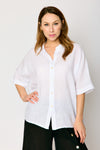 Linen Boyfriend Shirt (4 Colors)