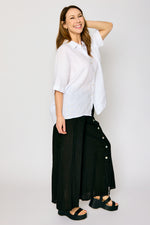 Linen Boyfriend Shirt (4 Colors)