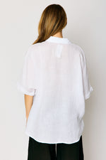 Linen Boyfriend Shirt (4 Colors)