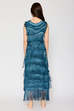 italian silk dresses Italian Silk Long Layered Dress (7 Colors) – Jacqueline B Clothing