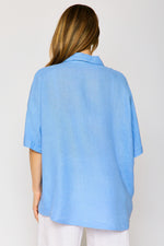 Linen Boyfriend Shirt (4 Colors)