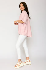 Linen Boyfriend Shirt (4 Colors)