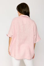 Linen Boyfriend Shirt (4 Colors)